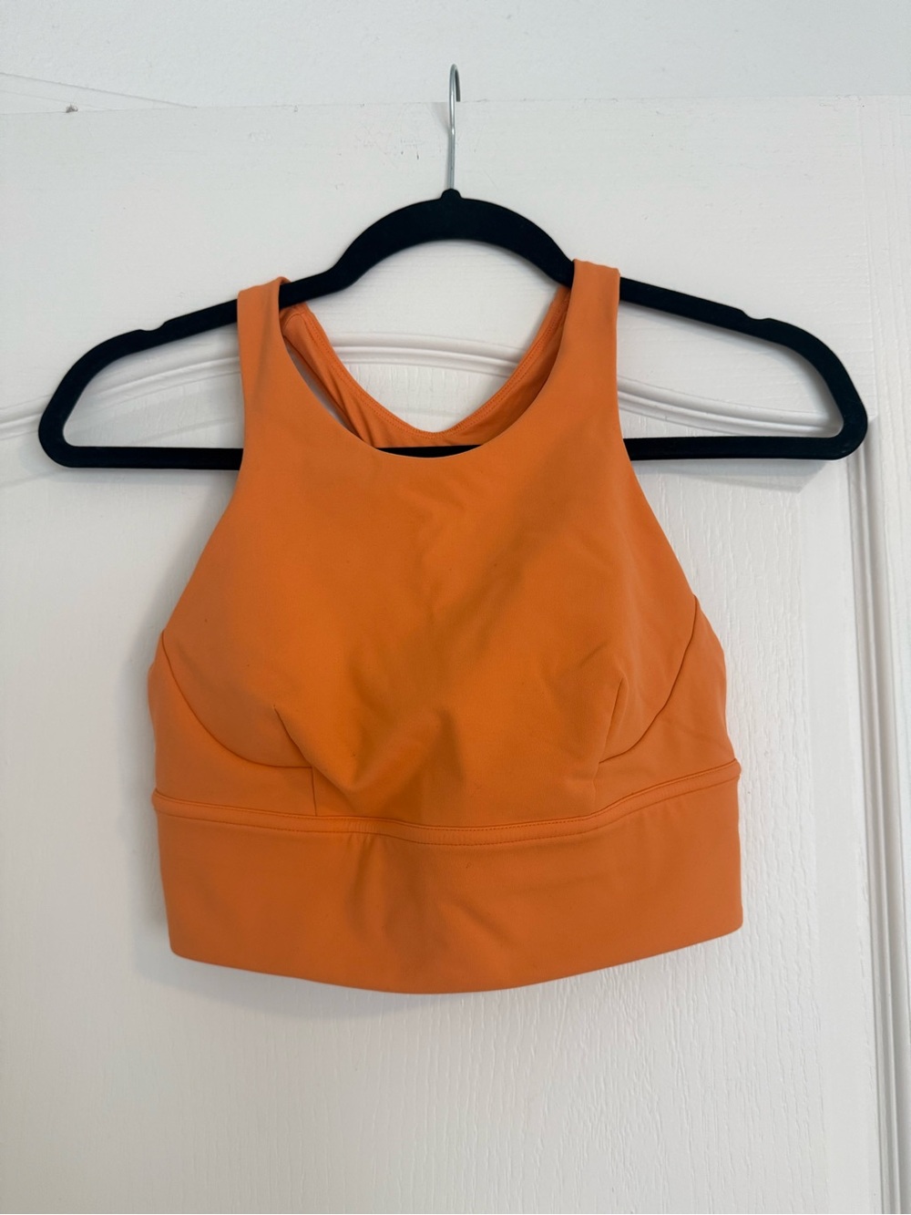 lululemon athletica Orange High-Neck Sports Bra